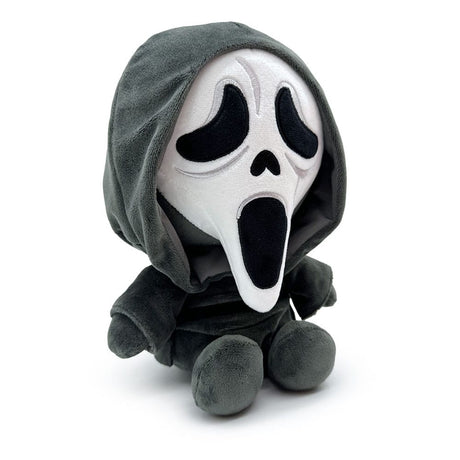 Ghost Face plush angled front view showing detailed mask and hood