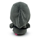 Back view of Ghost Face plush figure showing hooded robe