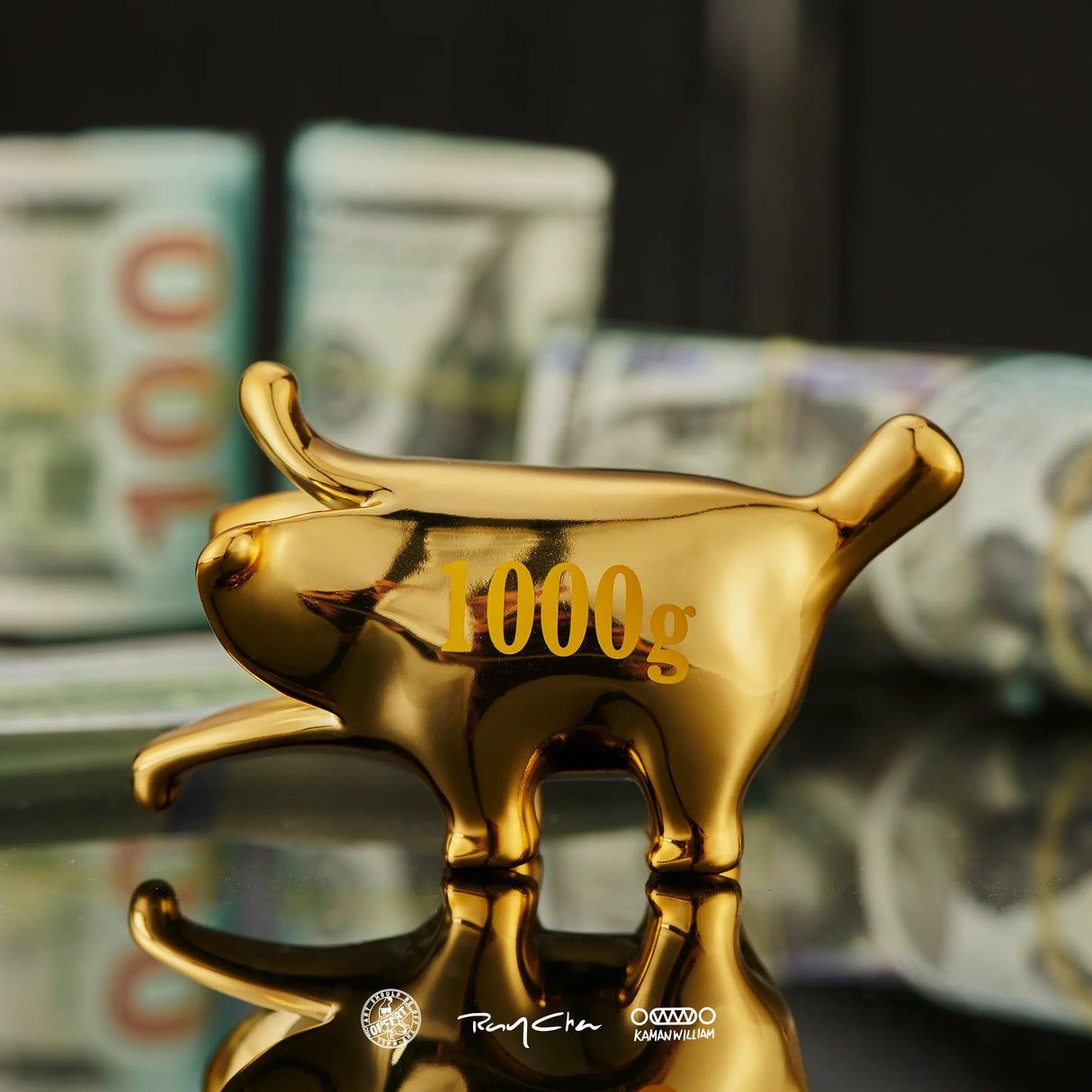 Gold Fortune Mini Money Bananaers Dog