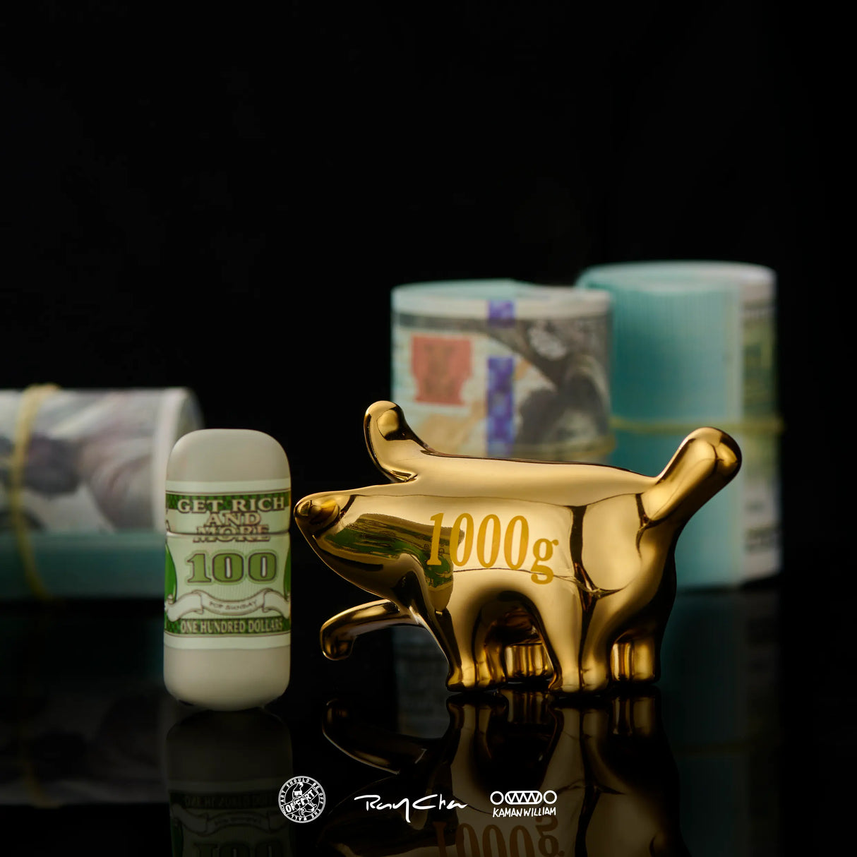 Gold Fortune Mini Money Bananaers Dog