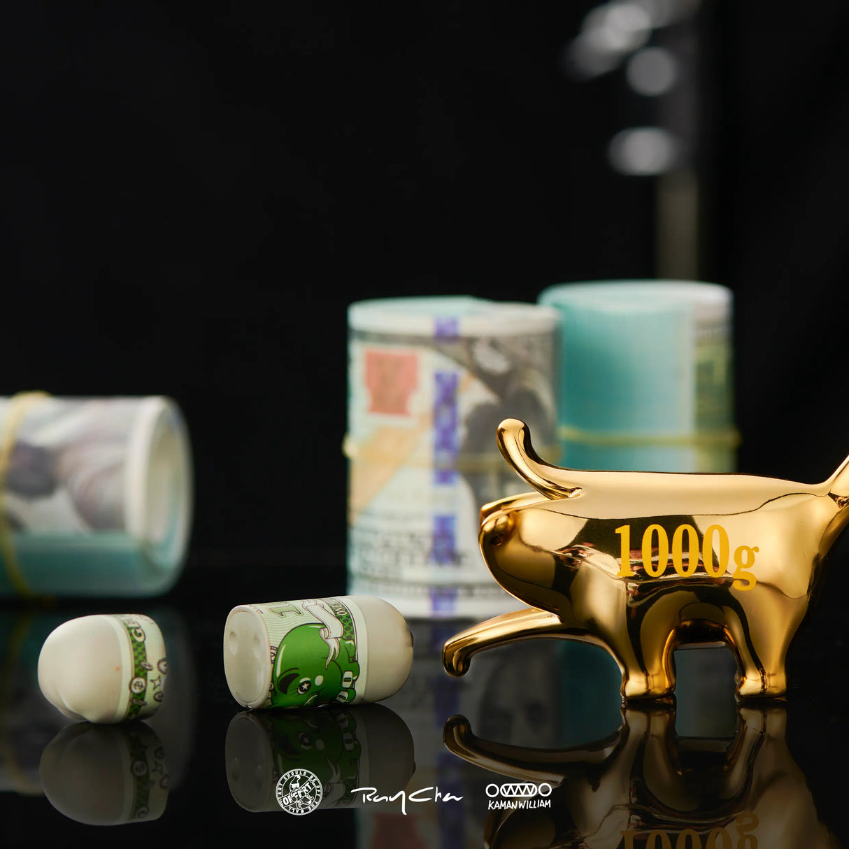 Gold Fortune Mini Money Bananaers Dog
