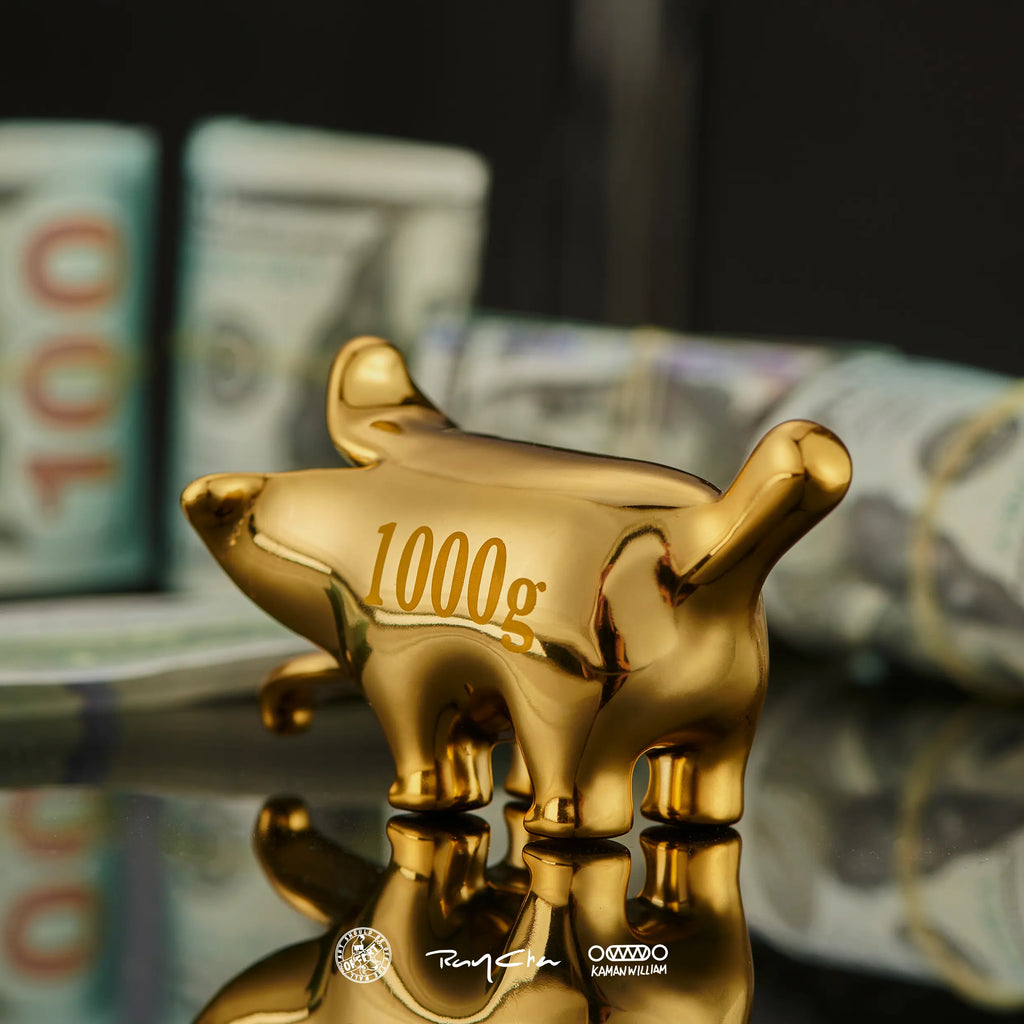Gold Fortune Mini Money Bananaers Dog