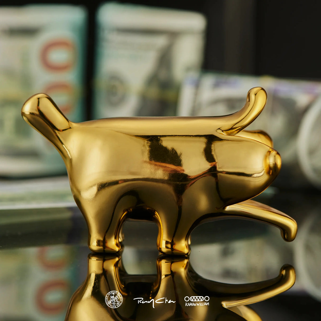 Gold Fortune Mini Money Bananaers Dog