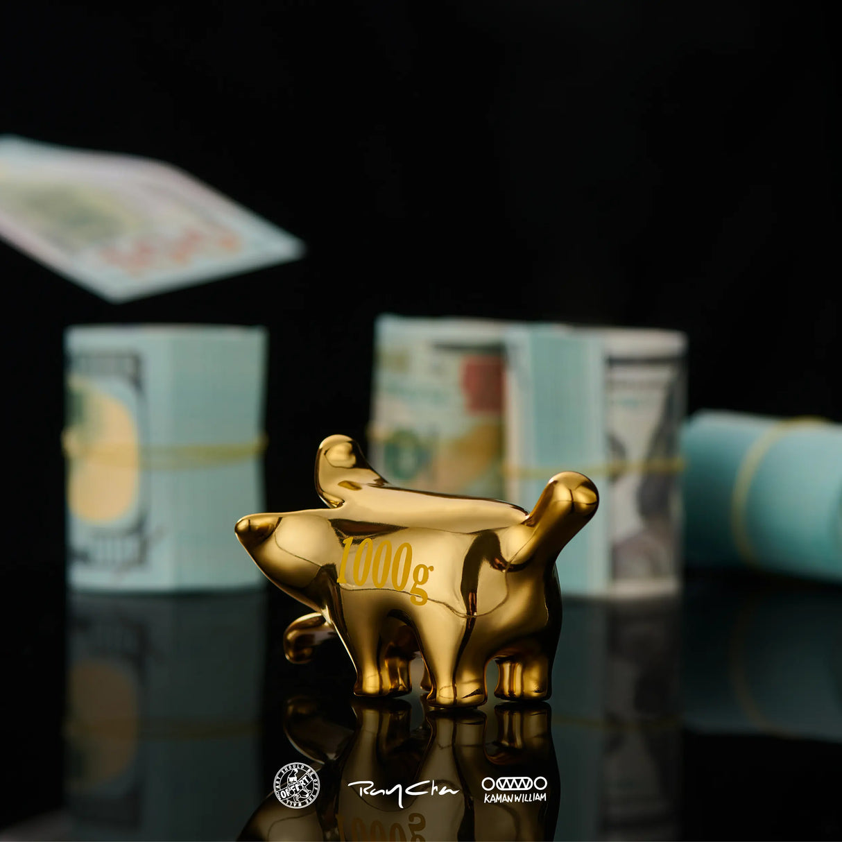 Gold Fortune Mini Money Bananaers Dog