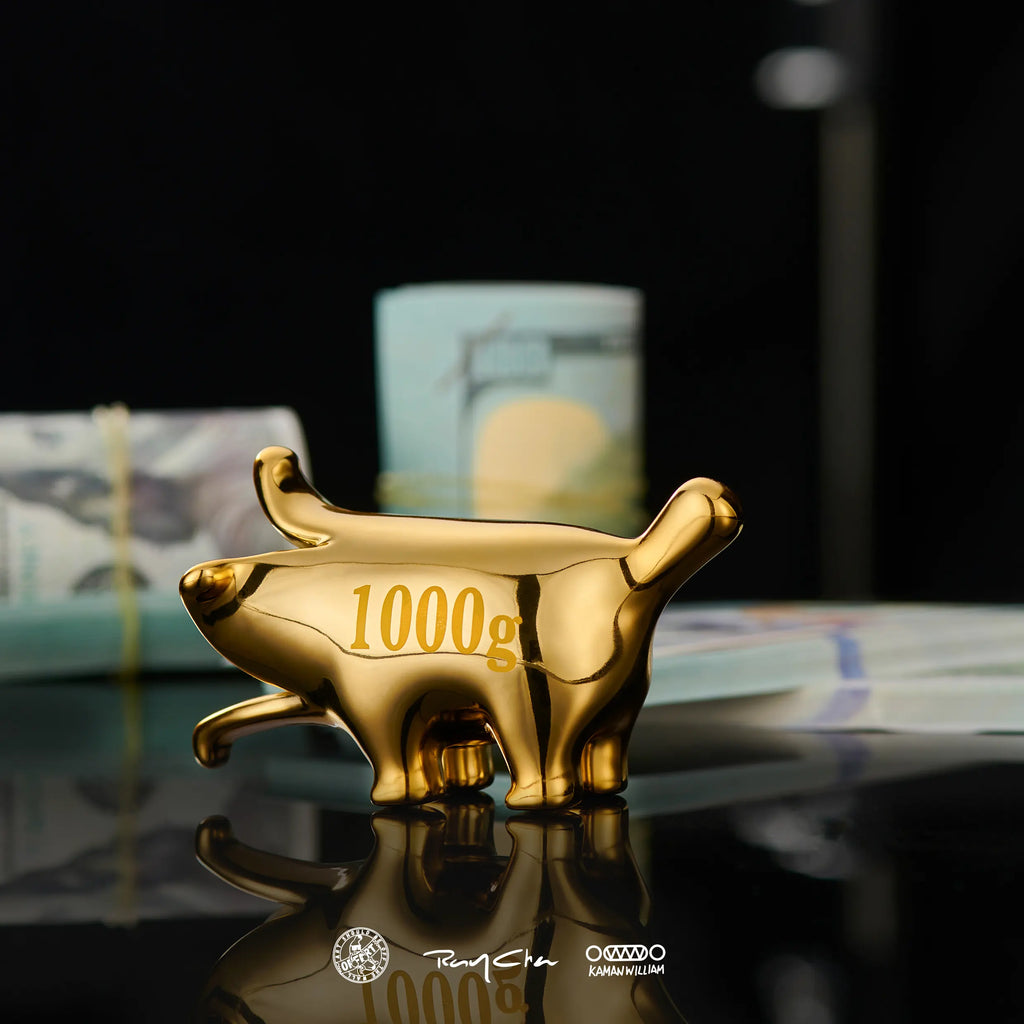 Gold Fortune Mini Money Bananaers Dog