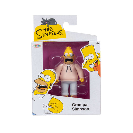 Grampa Simpson The Simpsons figure in Jakks Pacific retail packaging