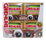 Gremlins Blind Box Wave 1 retail pack showing six individual blind boxes in display tray.