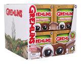 Gremlins Blind Box Wave 1 retail pack showing six individual blind boxes in display tray.