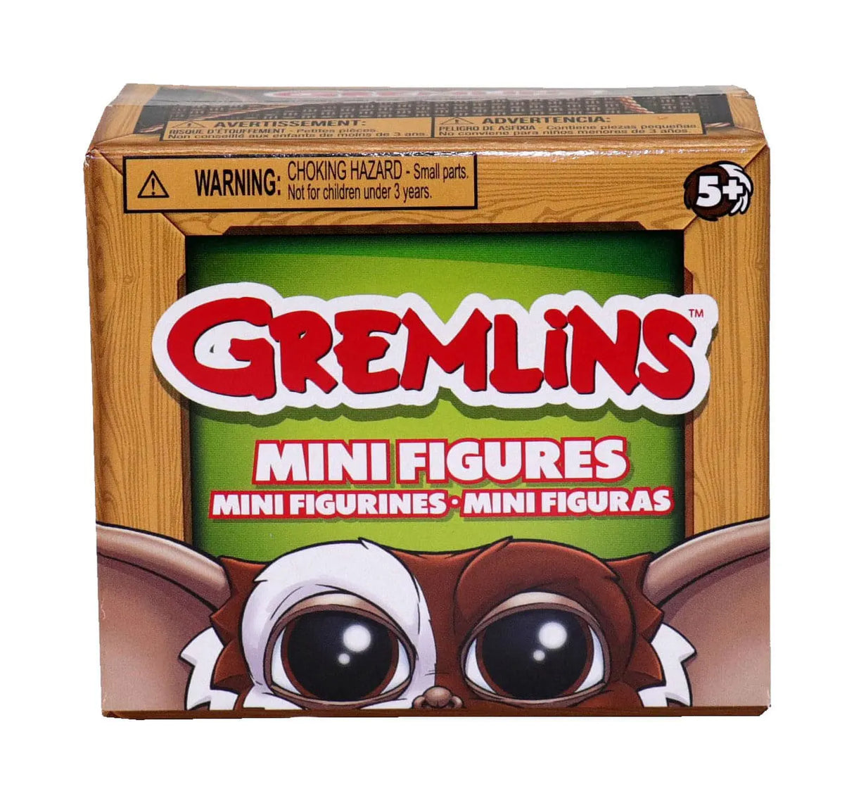 Gremlins Blind Box Wave 1 packaging with Gizmo design and logo on front.