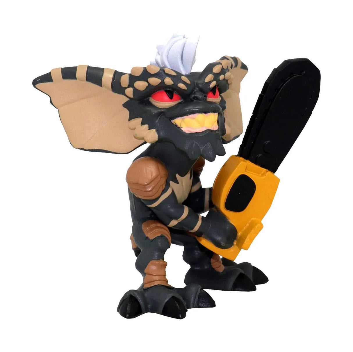 Stripe Gremlin mini figure holding a chainsaw from Gremlins Blind Box Wave 1.