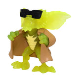 Trenchcoat Gremlin glow-in-the-dark mini figure with sunglasses from Gremlins Blind Box Wave 1.