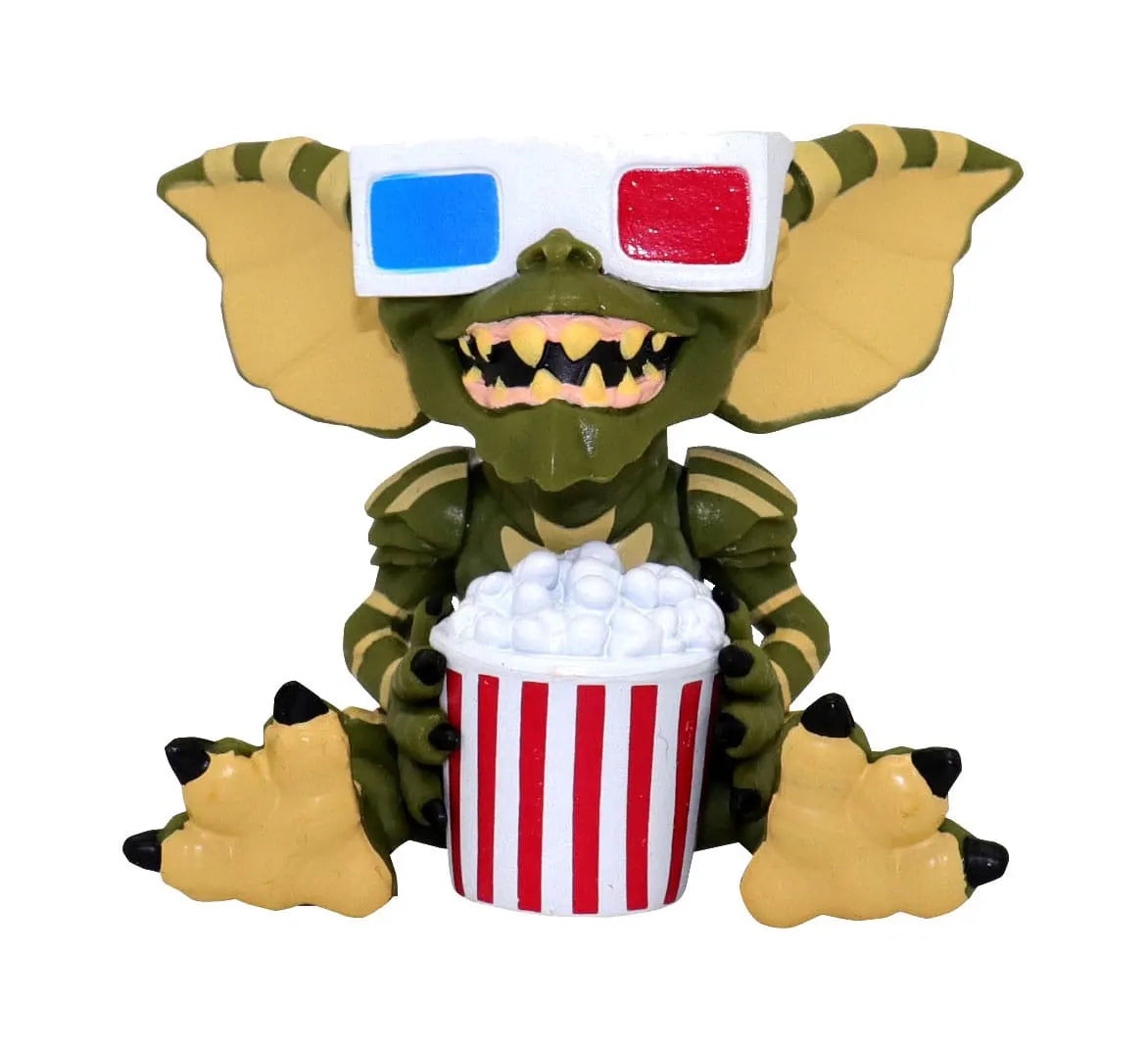 Gremlin with 3D glasses and popcorn mini figure from Gremlins Blind Box Wave 1.