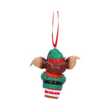 Rear view of Gremlins Gizmo Elf ornament