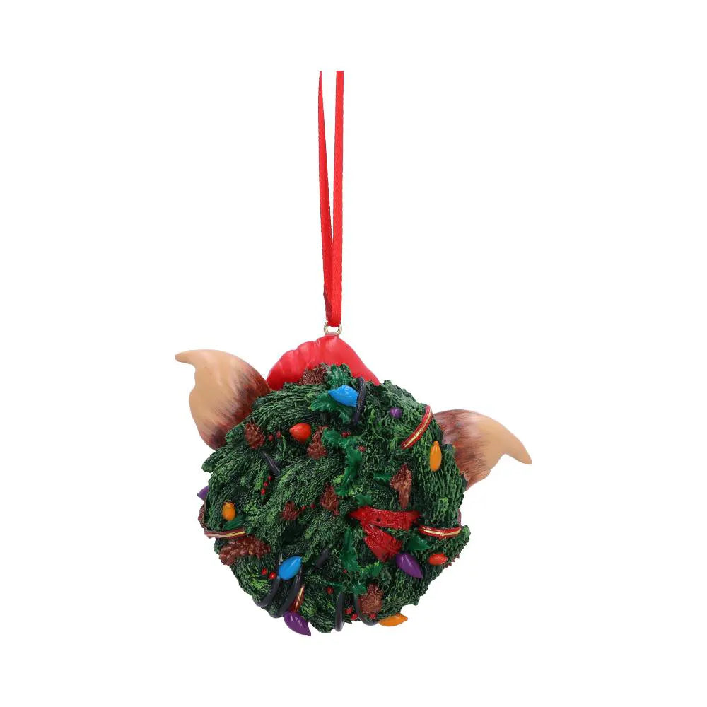 Rear view of Gremlins Gizmo wreath ornament