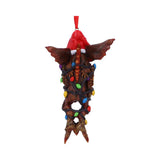Rear view of Gremlins Mohawk fairy lights ornament