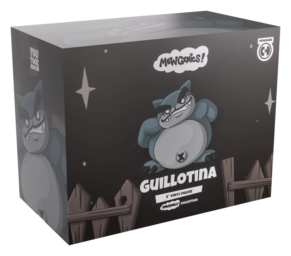 Guillotina Mewgenics Youtooz Vinyl Figure collector box