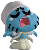 Gumball The Amazing World of Gumball Youtooz vinyl figure kneeling with arms out and emotional expression