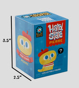Hard Stare Pierre individual blind box packaging by Kaleidos Creative