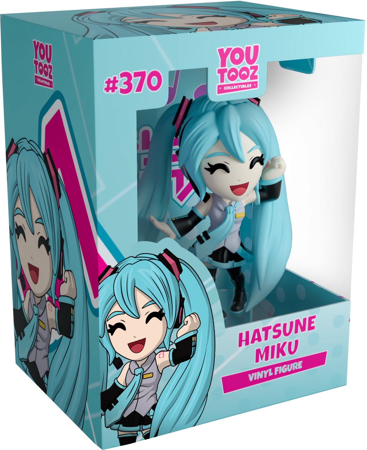 Hatsune Miku Youtooz vinyl figure in retail box packaging with character artwork