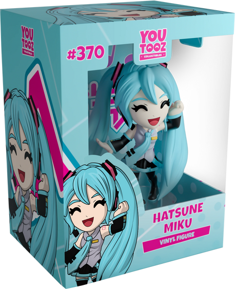 Hatsune Miku Youtooz vinyl figure in retail box packaging with character artwork