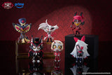 Hazbin Hotel blind box display with all collectible vinyl figures from the series