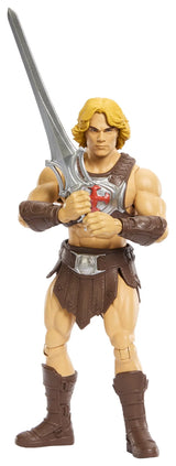 He-Man movie action figure gripping the Power Sword with both hands