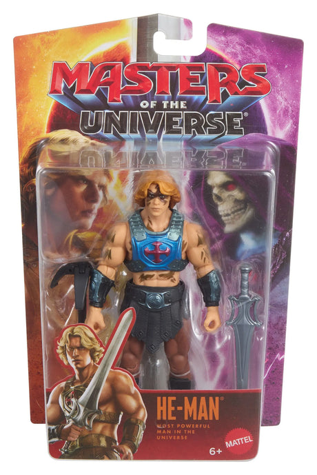 He-Man (Warpaint) Masters of the Universe 2026 Movie action figure in original retail packaging.