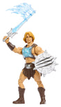 He-Man Power Sword Slash Masters of the Universe 2026 movie action figure with shield and energy sword effect