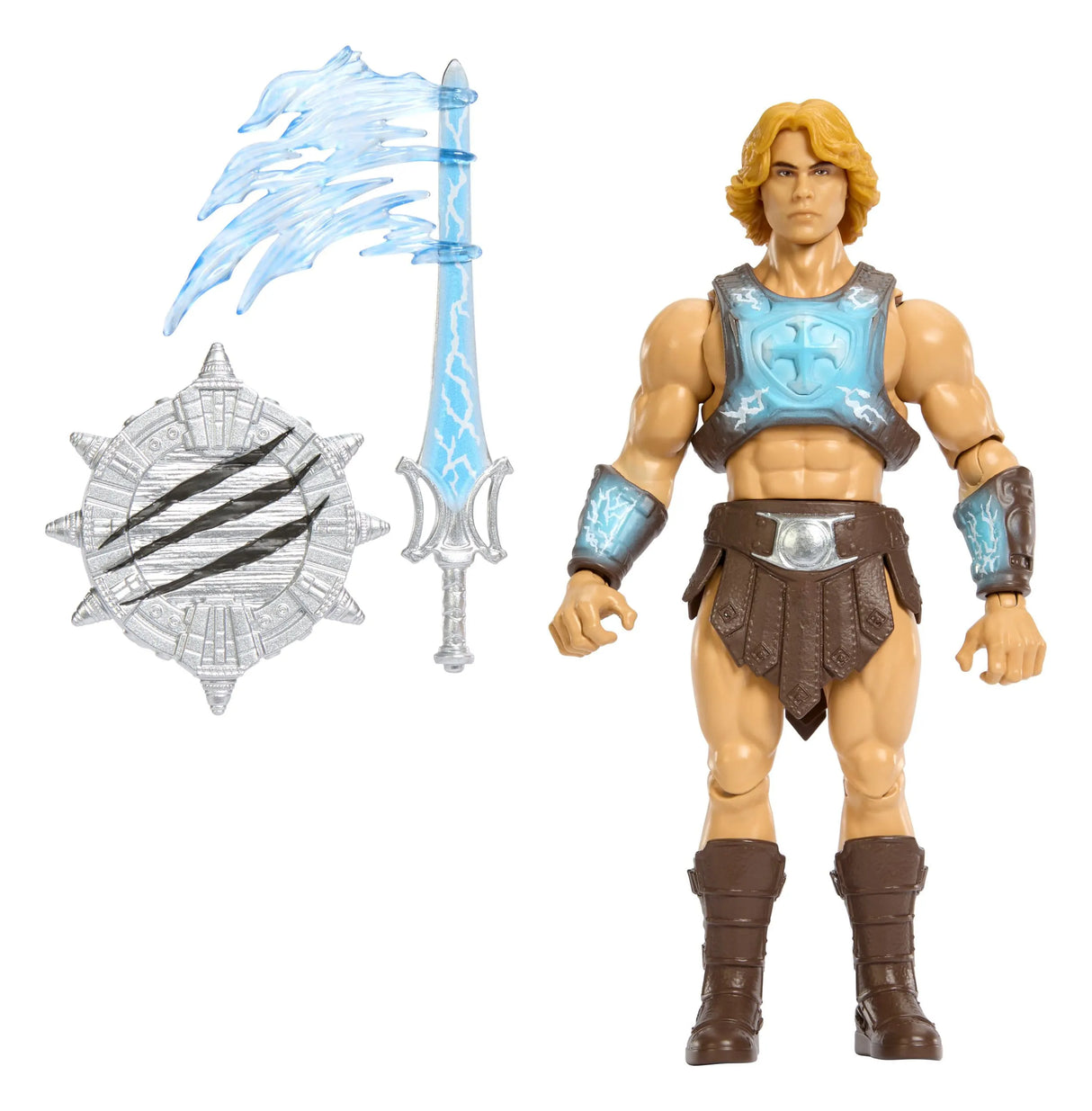 He-Man Masters of the Universe movie action figure with Sword of Power and battle shield