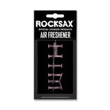 HIM logo air freshener Rocksax gothic band design