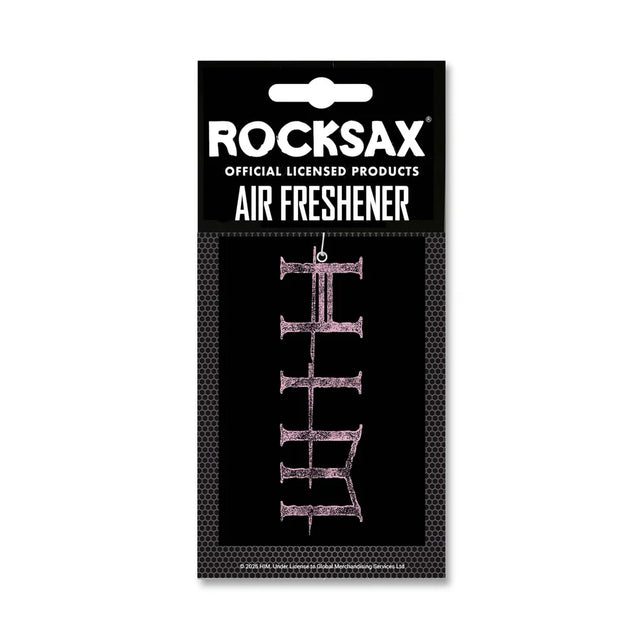 HIM logo air freshener Rocksax gothic band design