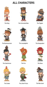 Hirono x Le Petit Prince blindbox full set showing all collectible figures including chase editions