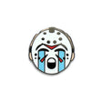 Cute and creepy Jason hockey mask enamel pin by Yesterdays
