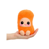 Hyojo Cheetos Puff orange fuzzy plush collectible with soft vinyl face and pink cheeks.