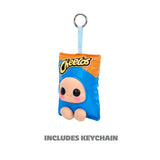 Hyojo Cheetos Blue Bag plush keychain featuring blue snack bag design and cute vinyl face.