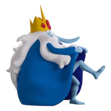 Side view of Ice King Youtooz vinyl figure showing blue cloak and crown details.