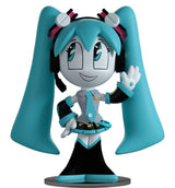 Jenny Miku Youtooz vinyl figure front view inspired by Hatsune Miku with turquoise twin-tails