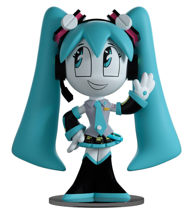 Jenny Miku Youtooz vinyl figure front view inspired by Hatsune Miku with turquoise twin-tails