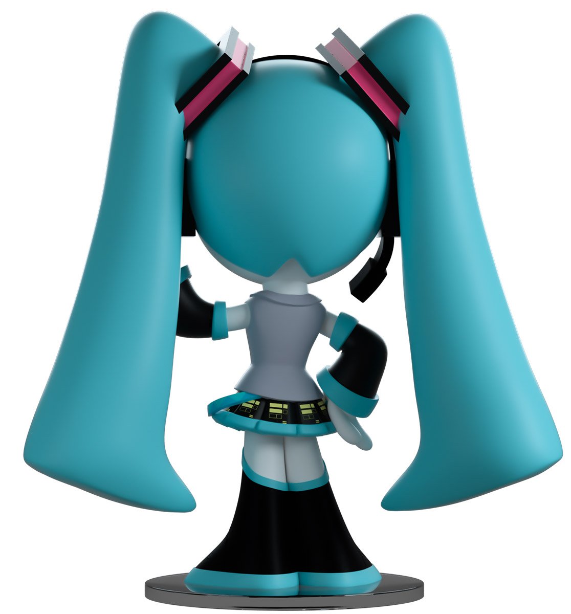 Jenny Miku Youtooz vinyl figure rear view showing outfit and hair flow details