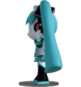 Jenny Miku Youtooz vinyl figure side profile highlighting long twin-tail hair sculpt