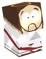 Open Jesus Squaroes South Park SP017 collectible box with inner compartment visible.