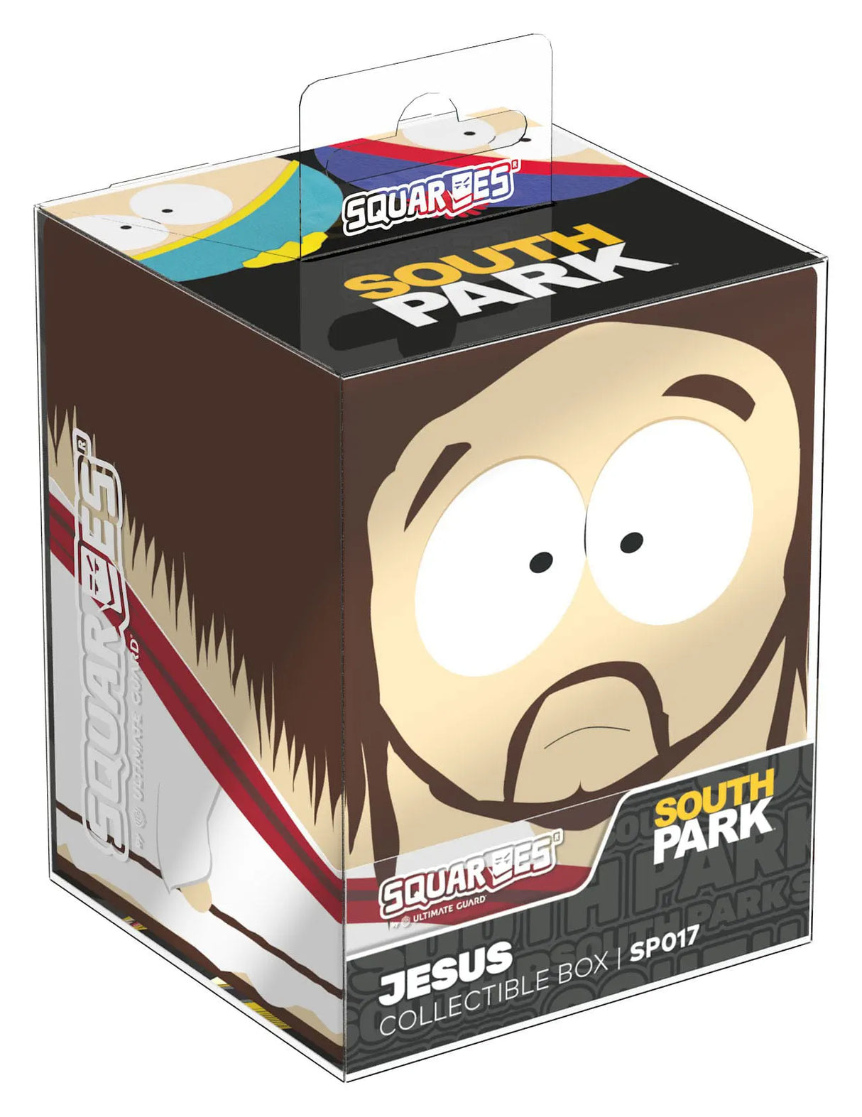 Jesus Squaroes South Park SP017 collectible box by Ultimate Guard in retail packaging.