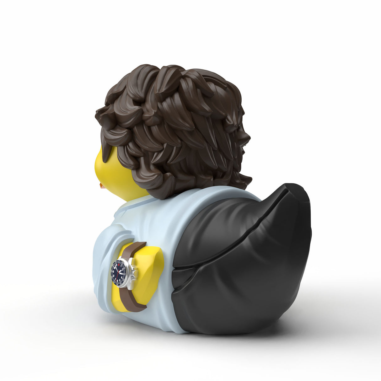Rear view of Jim Halpert Mini TUBBZ showing hair and office outfit details.