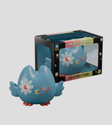 Kairos the Owl vinyl figure displayed next to collectible packaging box