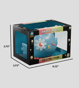 Kairos the Owl vinyl figure packaging box with dimensions and branding