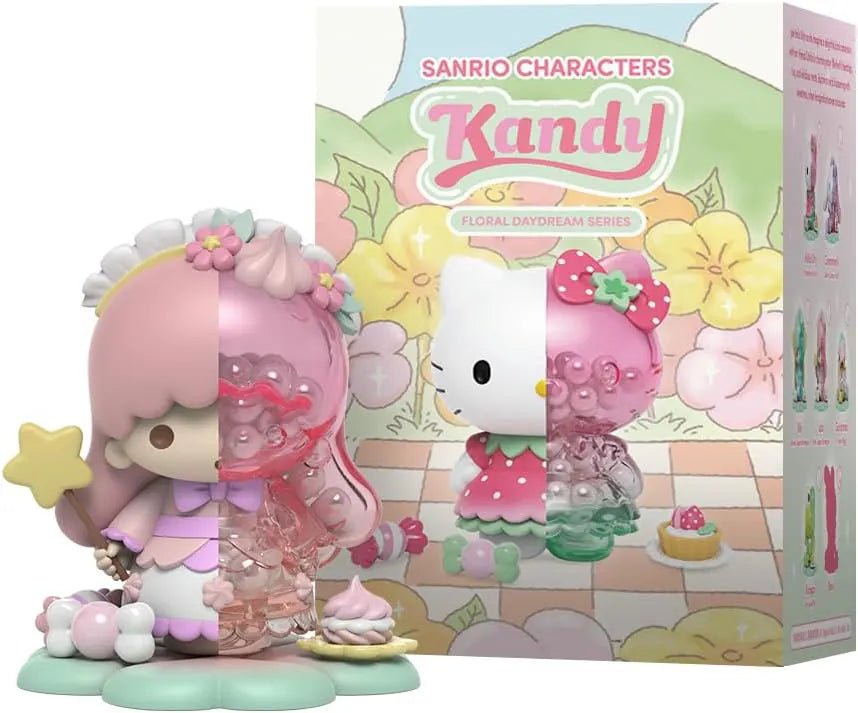 Lala holding a wand and surrounded by sweets in pink from the Floral Daydream Series.