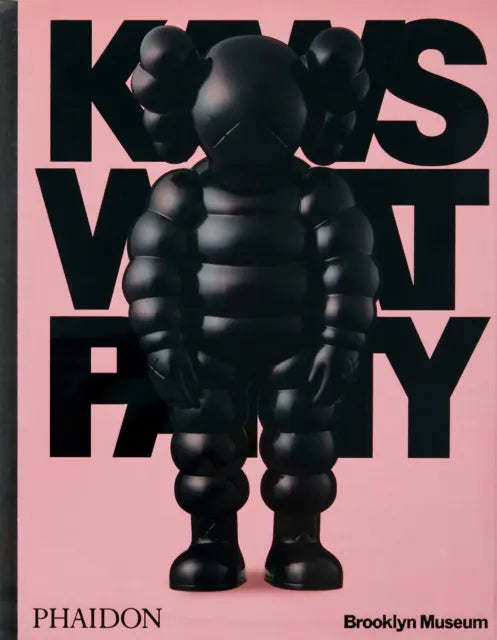KAWS WHAT PARTY Black on Pink Edition Phaidon art book cover