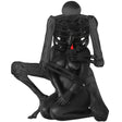 Front view of Keep Me In Your Heart (Spectre Edition) statue by Matt Bailey showing skeleton embracing woman.