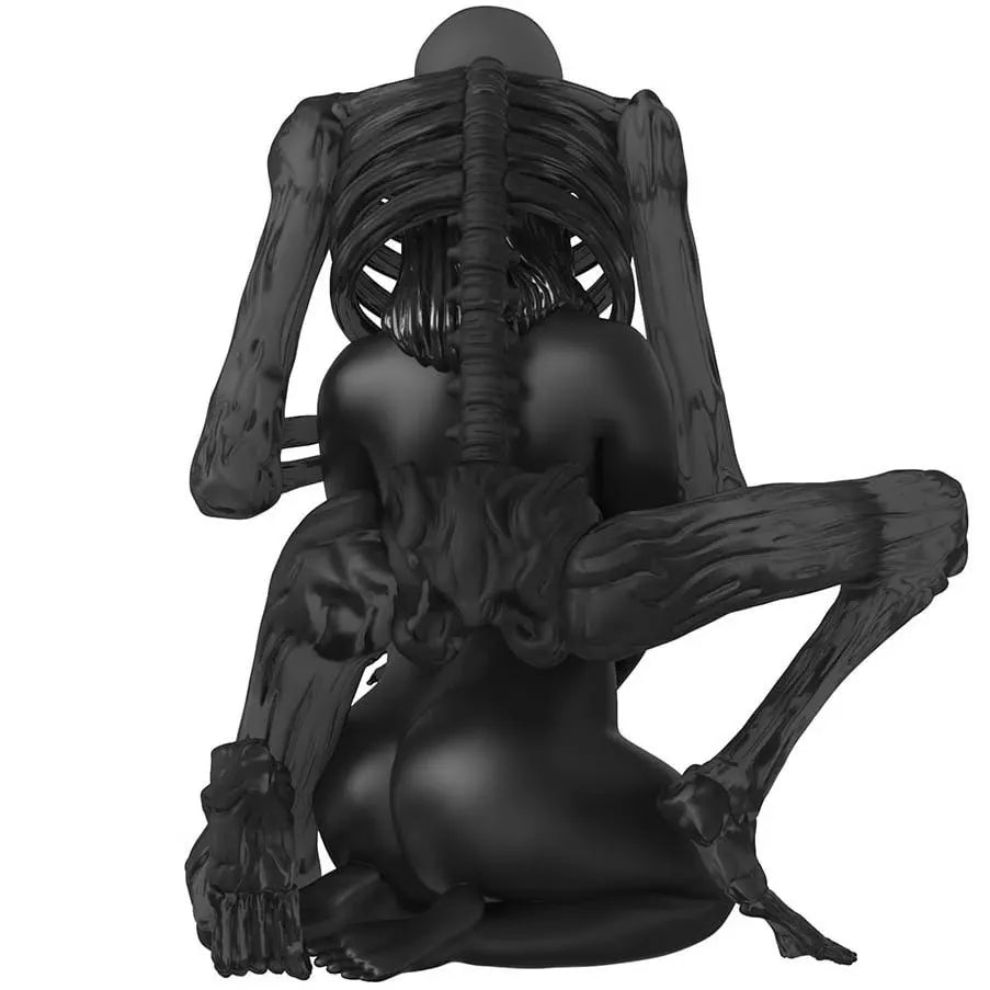 Rear view of Keep Me In Your Heart (Spectre Edition) polystone art collectible by Matt Bailey.