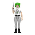 Front view of Kerplunk Girl Green Day ReAction Figure holding smoking gun accessory